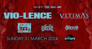 Vio-lence, Vltimas, Legion Of The Damned, Exarsis, The Crucifier live at Kyttaro