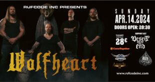 Wolfheart live 14-04-2024